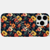 可愛い人へのオーダーメイド バラ柄 iPhoneケース Case-Mate iPhoneケース (裏面 (横))
