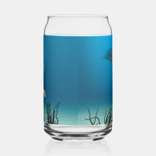 可愛い人魚 ガラス缶 (右)