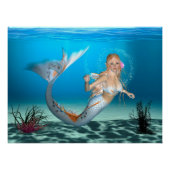 可愛い人魚 ポスター (正面)