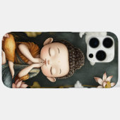可愛い仏画平和禅定デザイン Case-Mate iPhoneケース (裏面 (横))