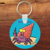 可愛い仙人カニ漫画キーチェーン。 キーホルダー (正面)