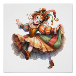 可愛い仮装キャラクターテーマ ポスター