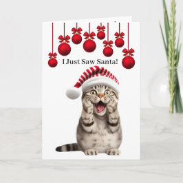 可愛い休日キャットクリスマスキャットクリスマス カード
