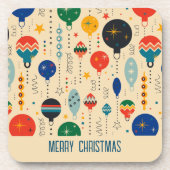 可愛い伝統的装飾柄レトロ コースター (正面)