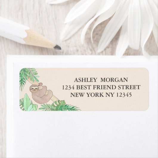 可愛い住所 ラベル (インサイチュ)