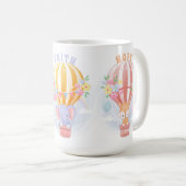 可愛い信仰ホープ愛サファリジャングルバルーン コーヒーマグカップ (正面右)