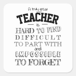 可愛い先生ありがとう感謝ギフト彼 スクエアシール