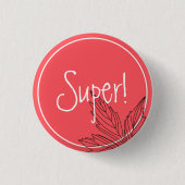 可愛い先生やる気を起こさせる報酬のための学生3 cm 缶バッジ (正面)