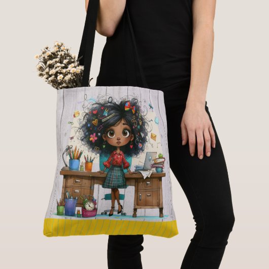 可愛い先生トート- See Back トートバッグ (クローズアップ)