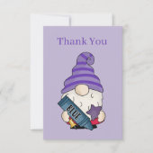 可愛い先生感謝していあなた格言追加気持ち サンキューカード (正面)