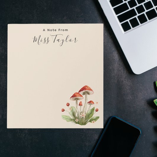 可愛い先生鑑賞新学期メモ帳 ノートパッド