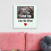 可愛い写真が好き キャンバスプリント (インサイチュ (リビング))