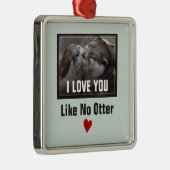 可愛い写真が好き メタルオーナメント (右)