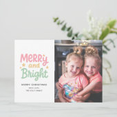 可愛い写真のクリカラフルスモダンマス シーズンカード (スタンド正面)