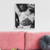 可愛い写真を撮った後お洒落も楽し結婚く キャンバスプリント (インサイチュ (リビング))