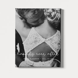 可愛い写真を撮った後お洒落も楽し結婚く キャンバスプリント