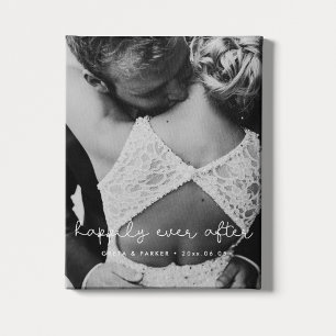 可愛い写真を撮った後お洒落も楽し結婚く キャンバスプリント