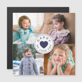 可愛い写真コラージュ大好きパパ