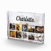 可愛い写真コラージュ最高のママエバー母記念 フォトブロック (右)