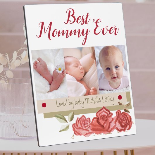 可愛い写真コラージュ最高のマー・ファースト・マザーズ・デイ フォトプラーク