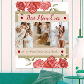 可愛い写真最高の母母の母の日写真レッジ ポスター