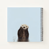 可愛い写真見事なプリン ノートブック (裏面)