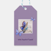 可愛い写真 – 心の底から感謝してい!サンキュー ギフトタグ (正面)