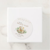 可愛い冬の赤ちゃんシャワー私たちは心から待つことができる フェイバータグ (インサイチュ)