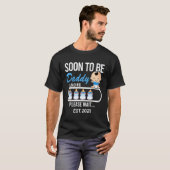 可愛い初めてのパパティーゲーマー夫妻2021ギ Tシャツ (正面フル)