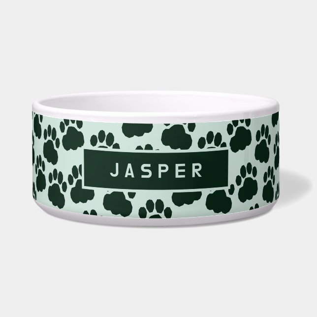 可愛い前刷りカスタマイズ可能なペット ボウル (正面)