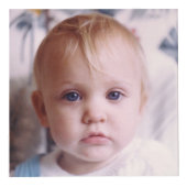 可愛い動物の写真名子供部屋ピンクブラウン フォトキューブ (正面)