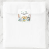 可愛い動物コビディマスクドライブbyベビー スクエアシール (バッグ)