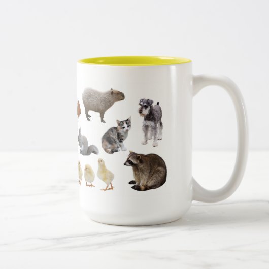 可愛い動物マグカップ ツートーンマグカップ (右)