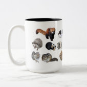 可愛い動物マグカップ ツートーンマグカップ (左)