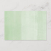 可愛い動物男女兼用がシャワーインサート エンクロージャーカード (裏面)