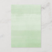 可愛い動物男女兼用がシャワーインサート エンクロージャーカード (裏面)