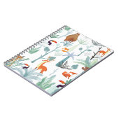 可愛い動物:熱帯林のドードル。 ノートブック (左側)