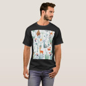 可愛い動物:熱帯林のドードル。 Tシャツ (正面フル)