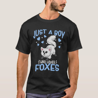 可愛い北極ベビーキツネ Tシャツ