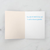 可愛い医師外科医ありがとう カード (内部)