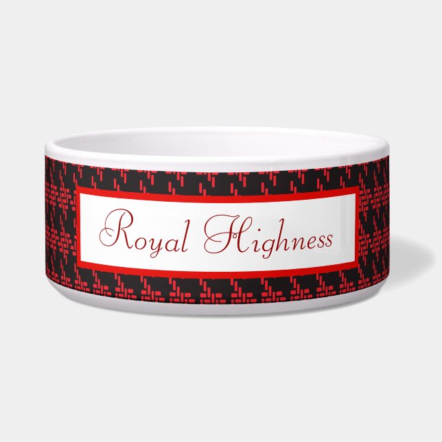 可愛い千鳥格子の柄 ボウル (正面)