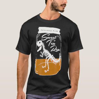 可愛い南の甘いお茶reジャーおもしろいトRe恐竜 Tシャツ