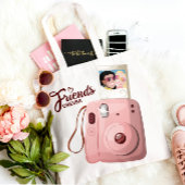 可愛い友達の永遠の写真とレトロミニカメラ シール