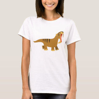 可愛い口のカオスマイル女性Tシャツ Tシャツ