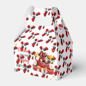 可愛い可愛いテントウムシが赤ちゃんシャワーを浴びる フェイバーボックス (裏面サイド)