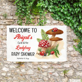 可愛い可愛いテントウムシが赤ちゃんシャワーを浴びる 横断幕