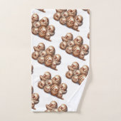 可愛い可愛いパンゴリンの可愛らしいアングリン バスタオルセット (ハンドタオル)