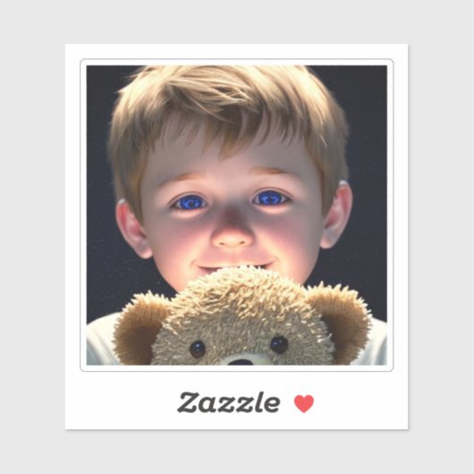 可愛い可愛い子（テディベア） シール (シート)