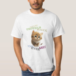 可愛い可愛い猫ペットカツおもしろいト Tシャツ