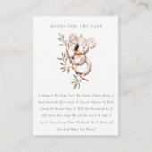 可愛い可愛らしいコアラ紅葉の夕日 エンクロージャーカード (正面)